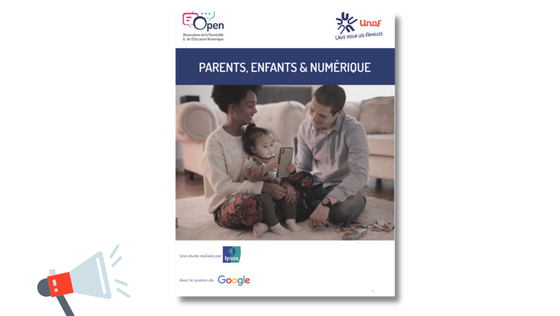 Communiqué de presse parents enfants et numérique